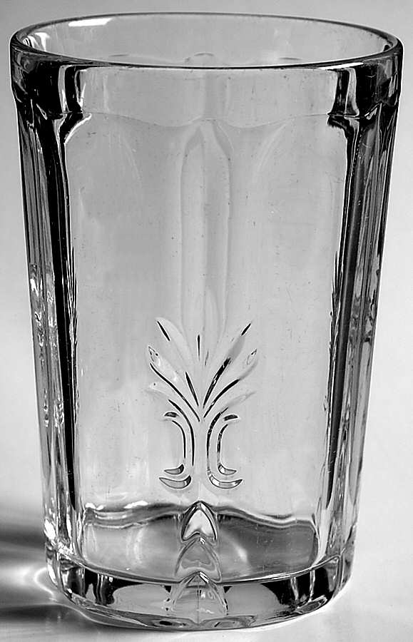 Baroque Clear 9 Oz Flat Tumbler by Fostoria-1