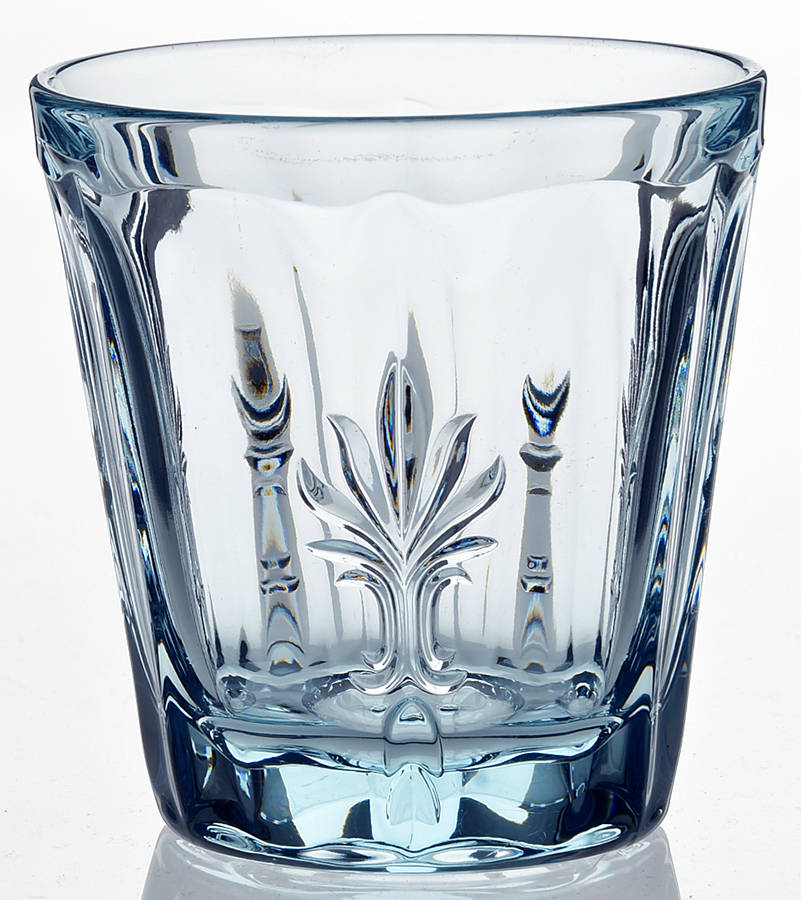 Baroque Blue Old Fashioned by Fostoria-1