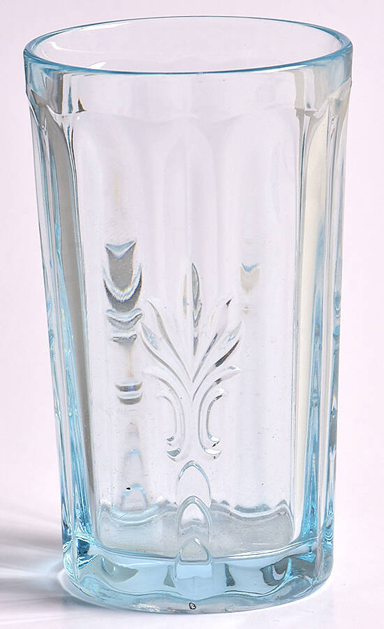 Baroque Blue 5 Oz Flat Tumbler by Fostoria-1