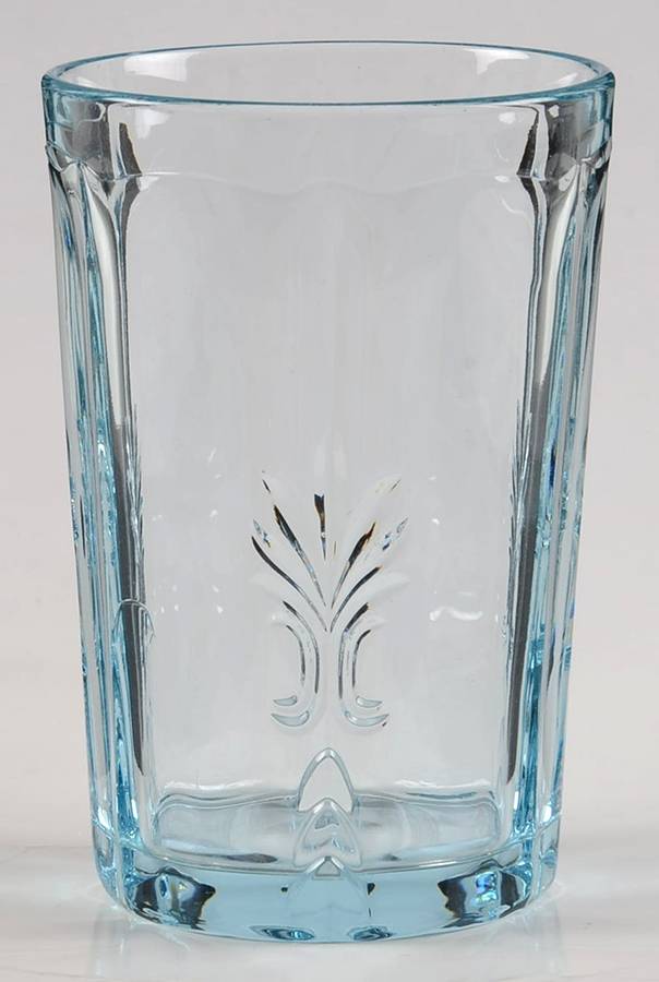 Baroque Blue 9 Oz Flat Tumbler by Fostoria-1