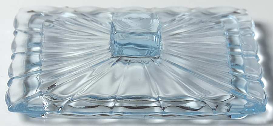 Baroque Blue Lid for Baroque Cigarette Box and Tray Holder by Fostoria-1