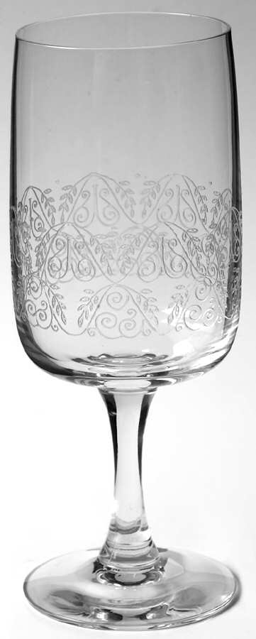 Barcelona (Stem 6103) Etched Water Goblet by Fostoria-1