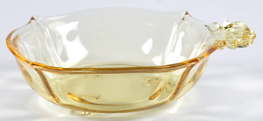 Baroque Topaz Handled Mint Dish (Baroque Shape) by Fostoria-1