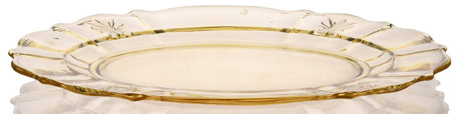 Baroque Topaz 12" Oval Platter (Baroque Shape) by Fostoria-1