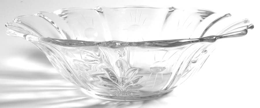 Beacon (Stem 6017, Cut 767) 11" Flared Bowl (Baroque Shape) by Fostoria-1