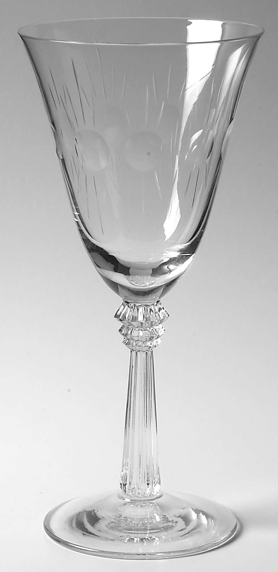 Beacon (Stem 6017, Cut 767) Water Goblet by Fostoria-1
