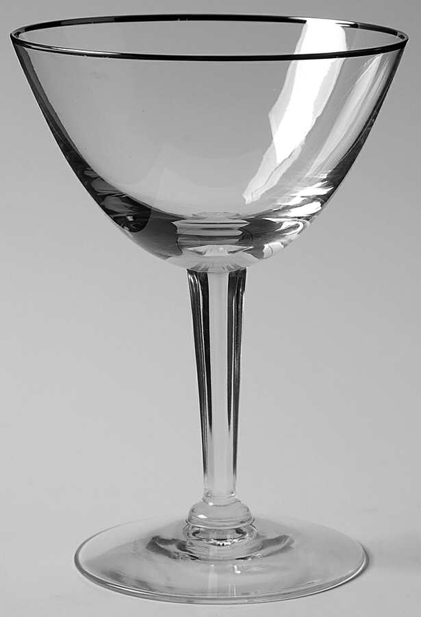 Beloved (Stem 6089, Platinum) Champagne/Tall Sherbet by Fostoria-1
