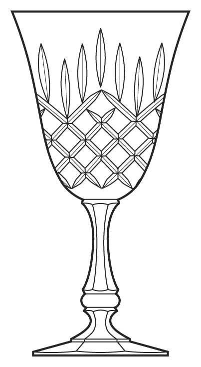Bennington Water Goblet by Fostoria-1
