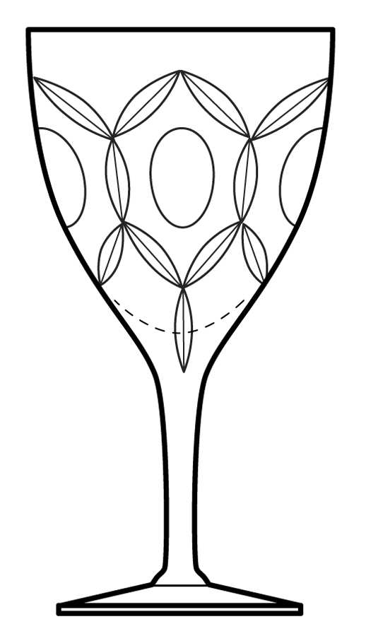 Berkeley (Stem 6106, Cut 909) Water Goblet by Fostoria-1