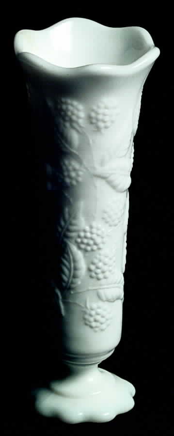 Berry Milk Glass 7" Bud Vase by Fostoria-1
