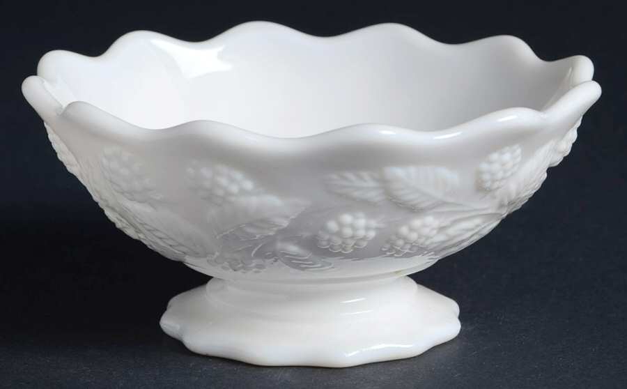 Berry Milk Glass 4" Nappy by Fostoria-1