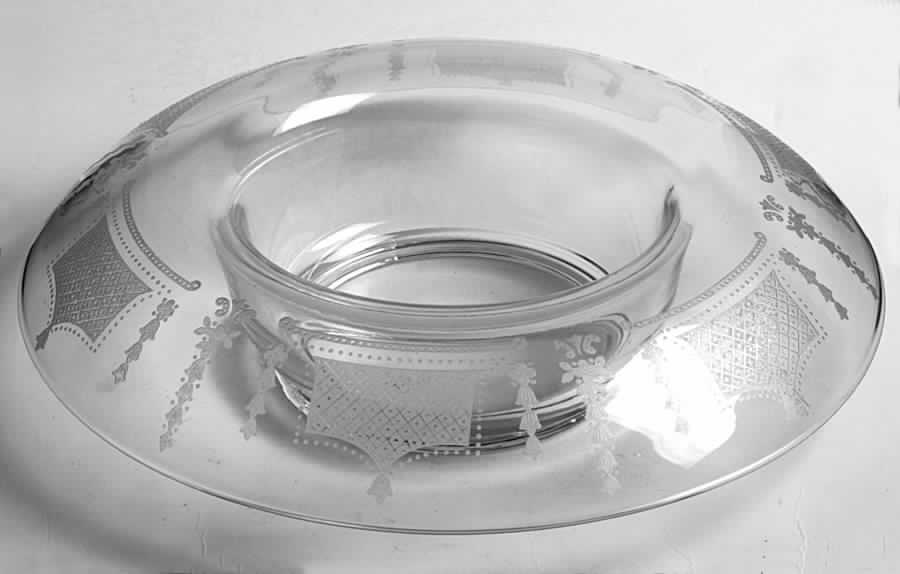 Beverly Clear 11" Centerpiece by Fostoria-1