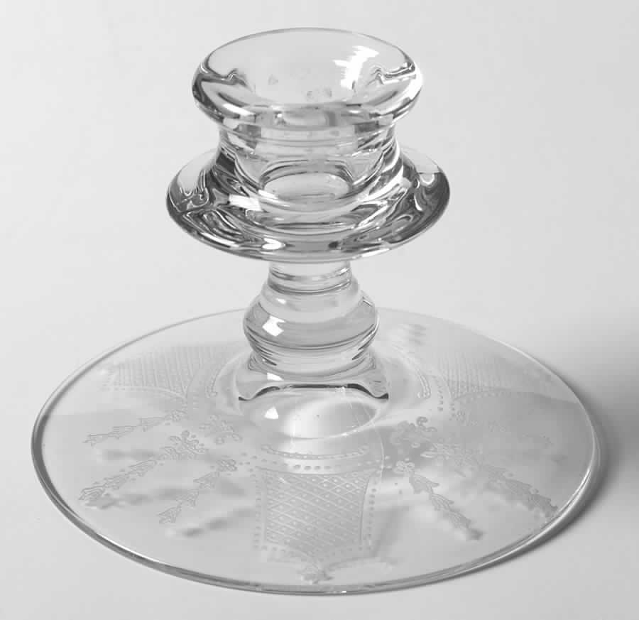 Beverly Clear 3" Single Light Candlestick by Fostoria-1