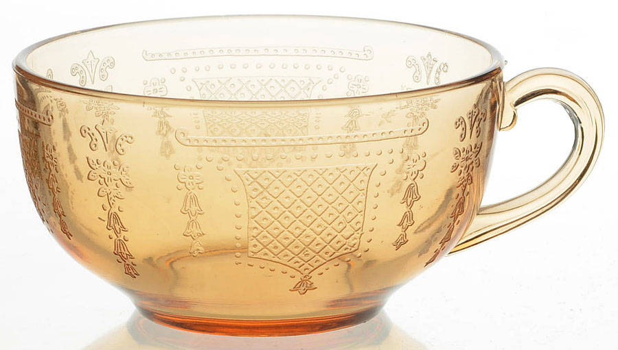 Beverly Amber Cup Only by Fostoria-1