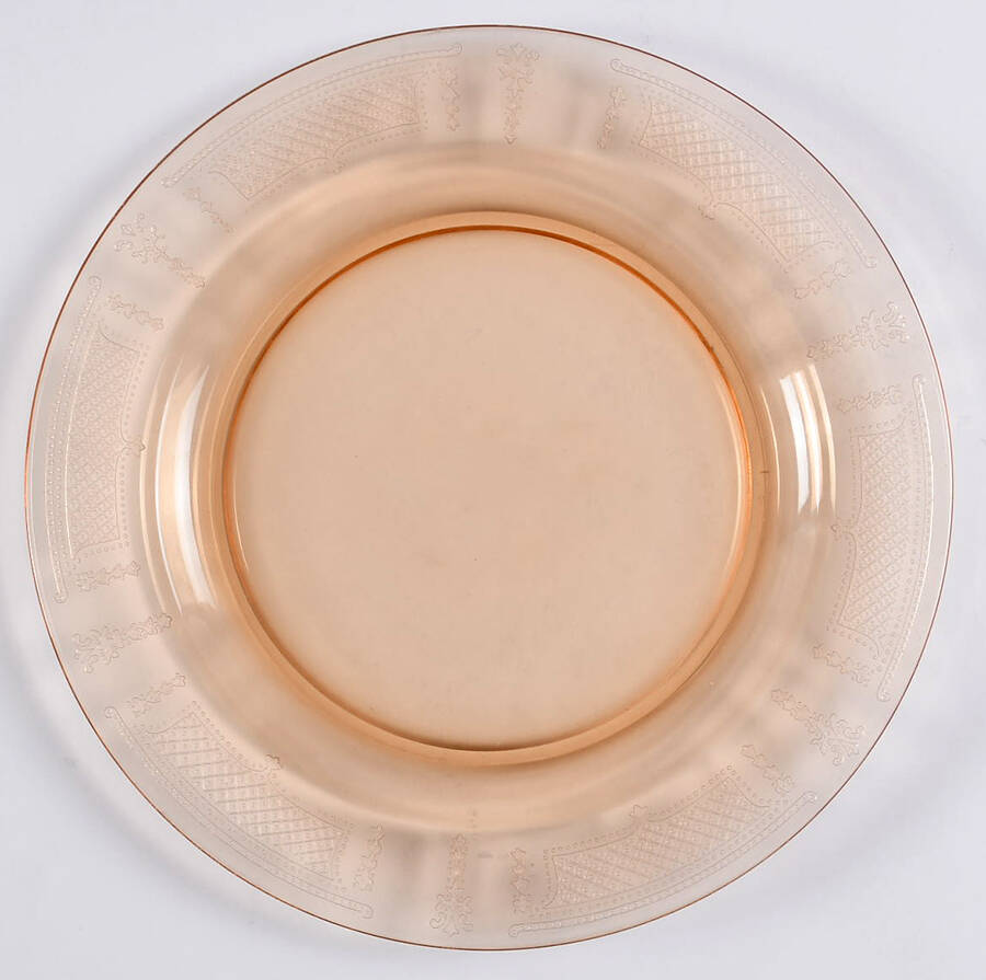 Beverly Amber 8" Salad Plate by Fostoria-1