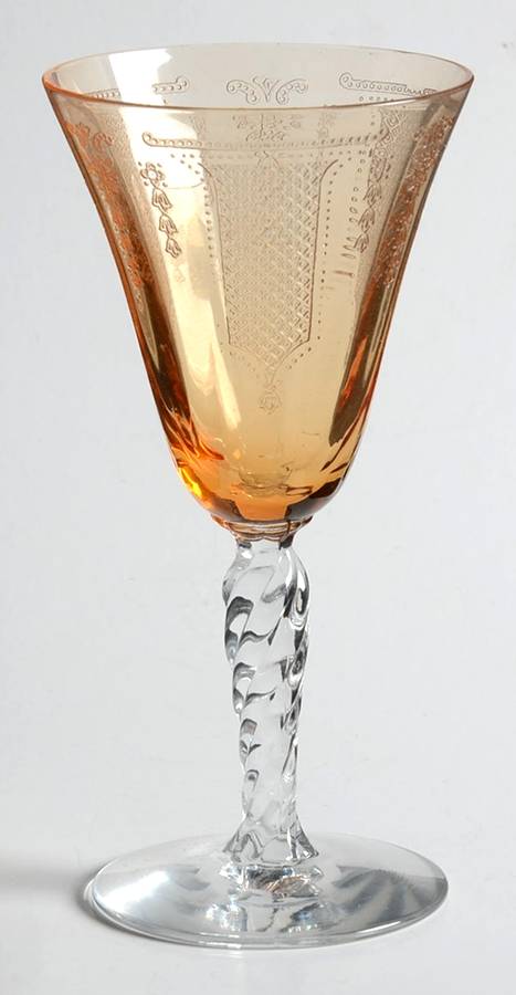 Beverly Amber Wine Glass by Fostoria-1