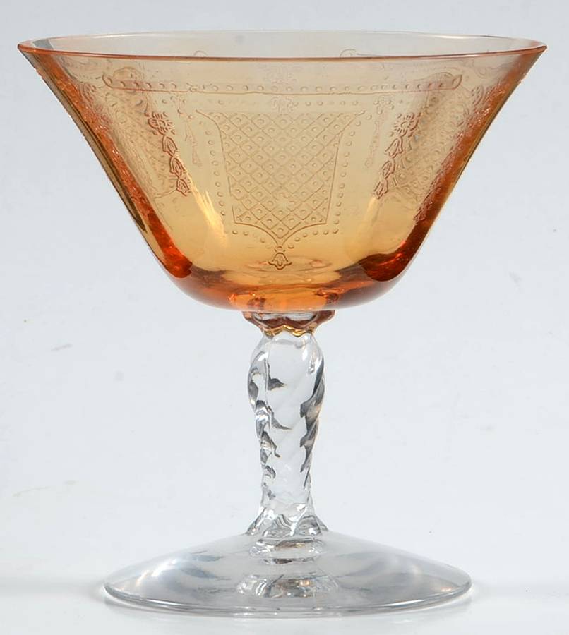 Beverly Amber Low Sherbet by Fostoria-1