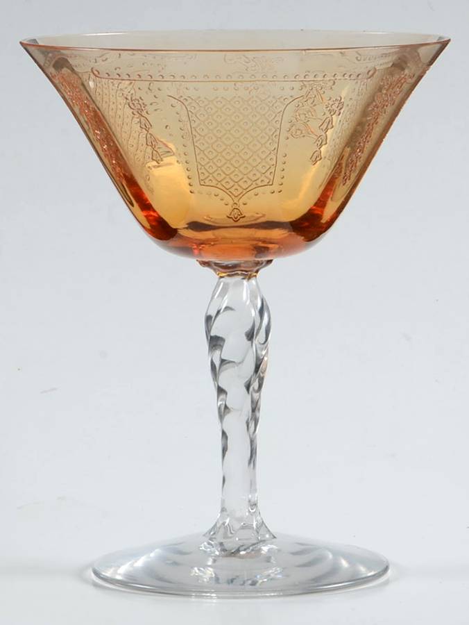 Beverly Amber Champagne/Tall Sherbet by Fostoria-1