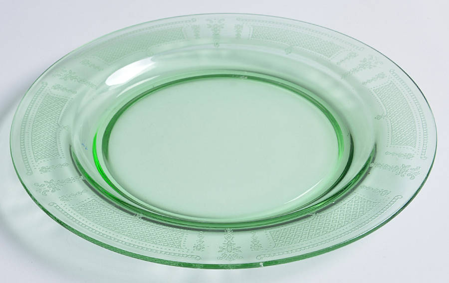 Beverly Green 7" Salad Plate by Fostoria-1
