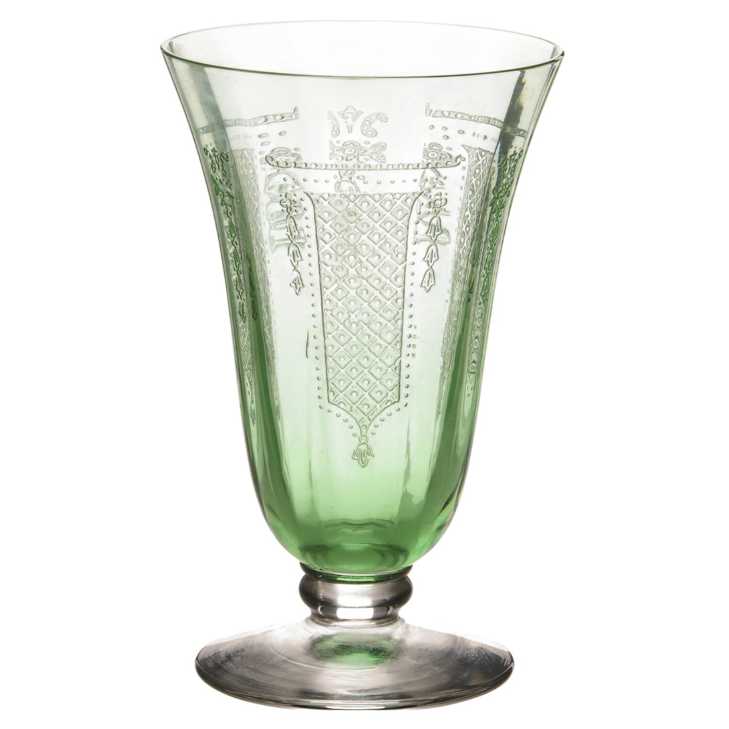 Beverly Green 5 Oz Footed Tumbler by Fostoria-1