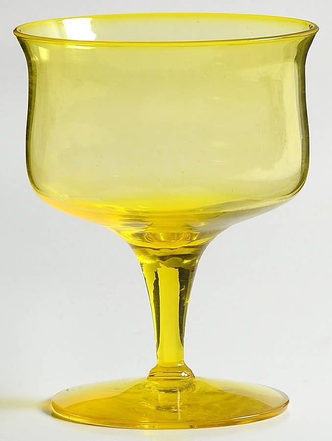 Biscayne Gold (Stem 6122) Champagne/Tall Sherbet by Fostoria-1