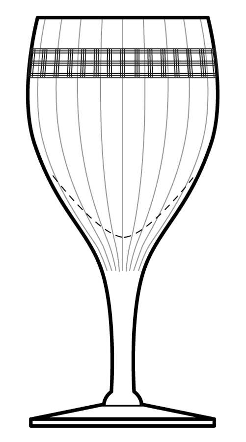 Block Water Goblet by Fostoria-1