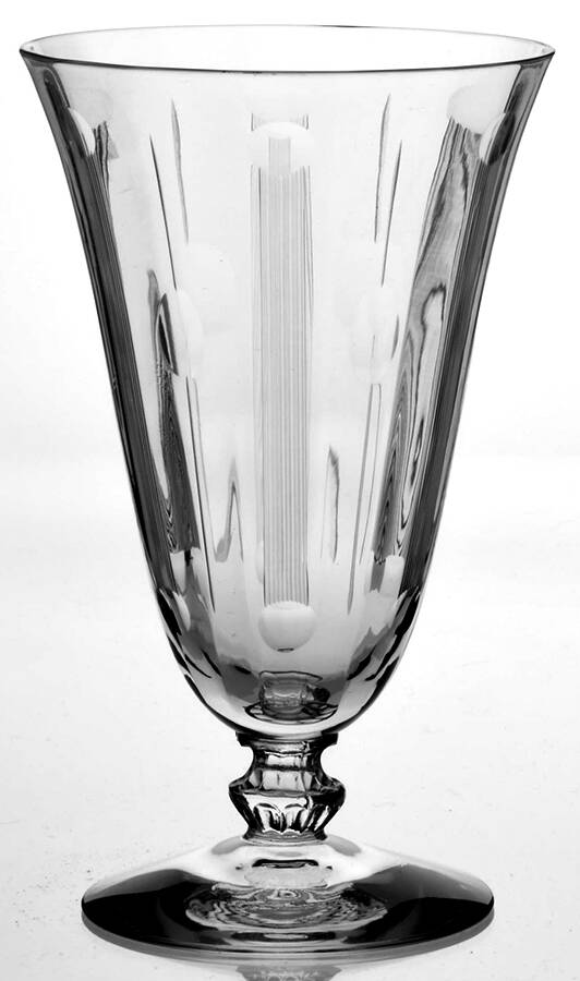 Bordeaux (Stem 6014, Cut 758) 9 Oz Footed Tumbler by Fostoria-1