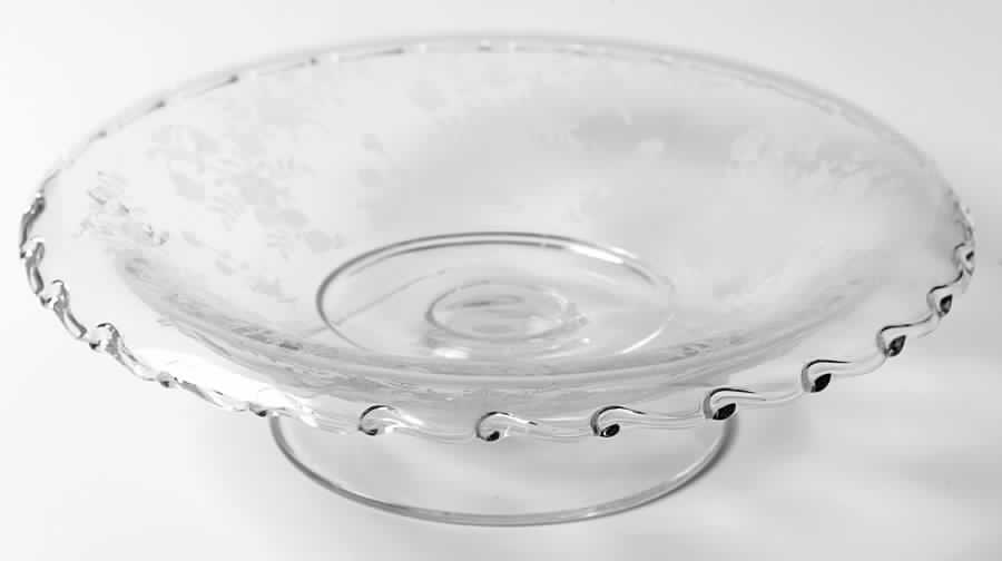 Bouquet (Stem 6033, Etch 342) 11" Rolled Edge Bowl by Fostoria-1