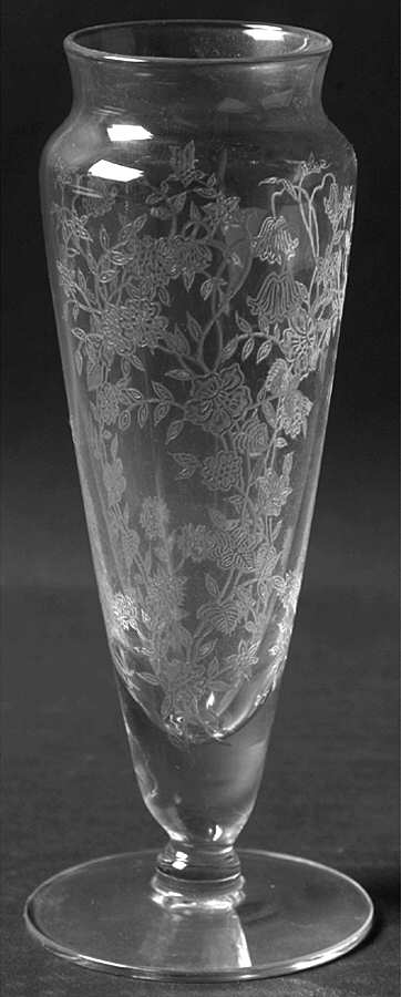Bouquet (Stem 6033, Etch 342) Bud Vase by Fostoria-1