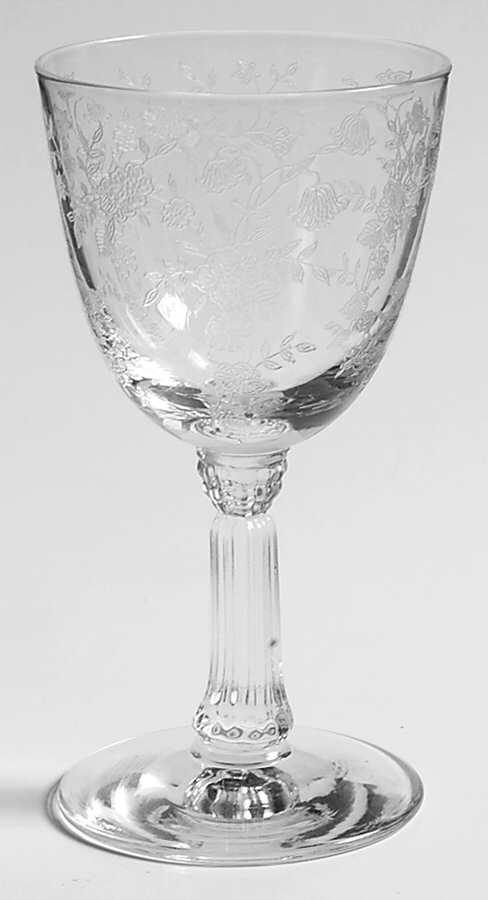 Bouquet (Stem 6033, Etch 342) Wine Glass by Fostoria-1