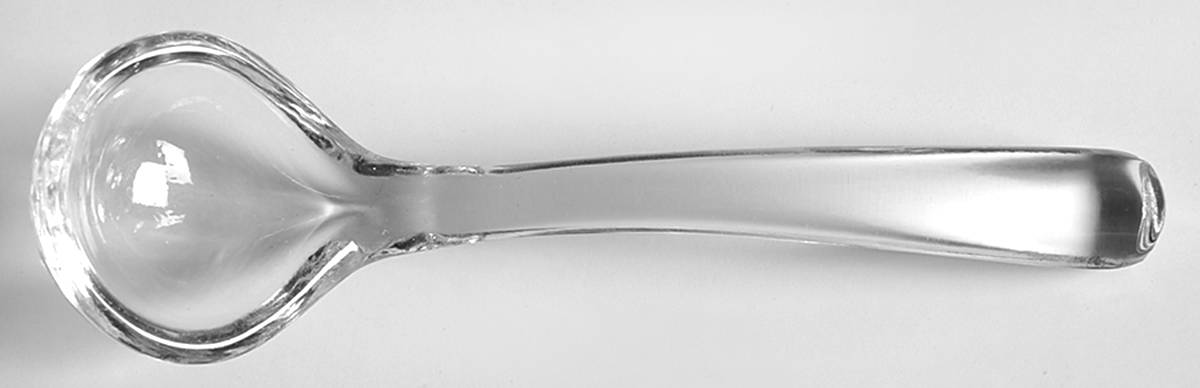 Bouquet (Stem 6033, Etch 342) Mayonnaise Ladle by Fostoria-1