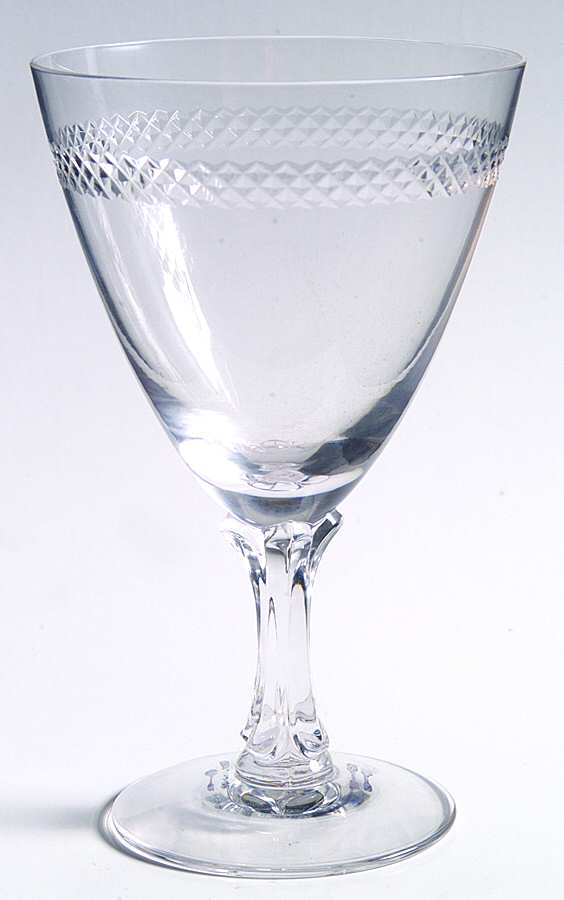 Bracelet Stem (6051 1-2, Cut 838, No Trim) Water Goblet by Fostoria-1