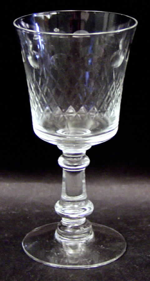 Brighton (Stem 6023, Cut 801) Wine Glass by Fostoria-1