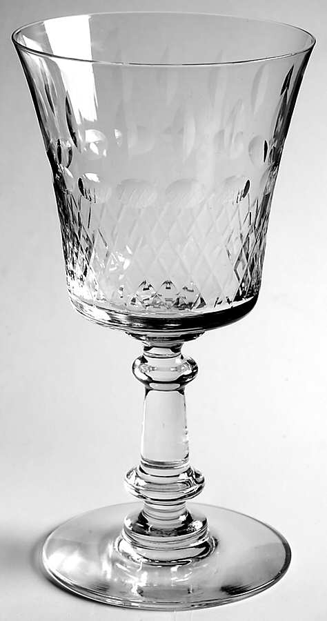 Brighton (Stem 6023, Cut 801) Water Goblet by Fostoria-1