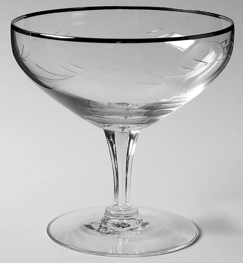 Bridesmaid (Stem 6100) Champagne/Tall Sherbet by Fostoria-1