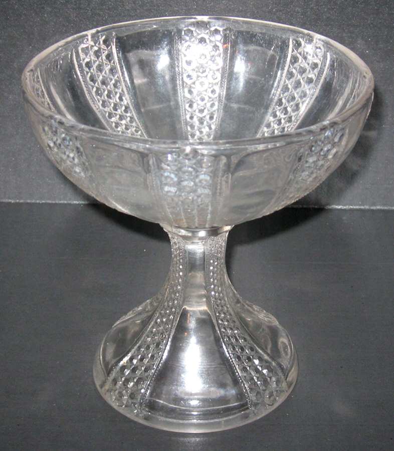 Brilliant (Stem 1001) Round Compote (Height X Width) by Fostoria-1