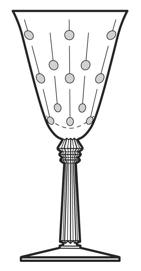 Bridal Shower (Stem 6017) Water Goblet by Fostoria-1