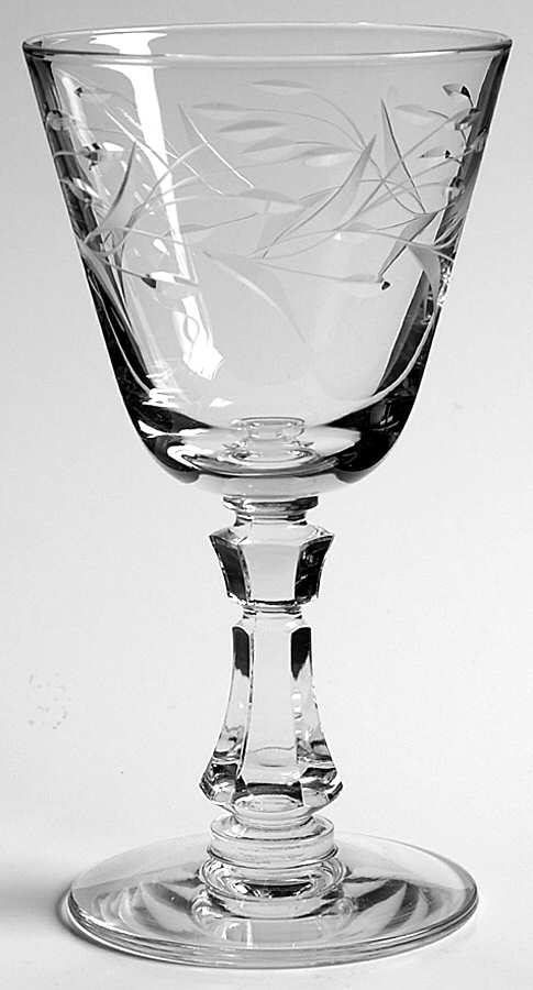 Bridal Wreath (Stem 6049) Wine Glass by Fostoria-1