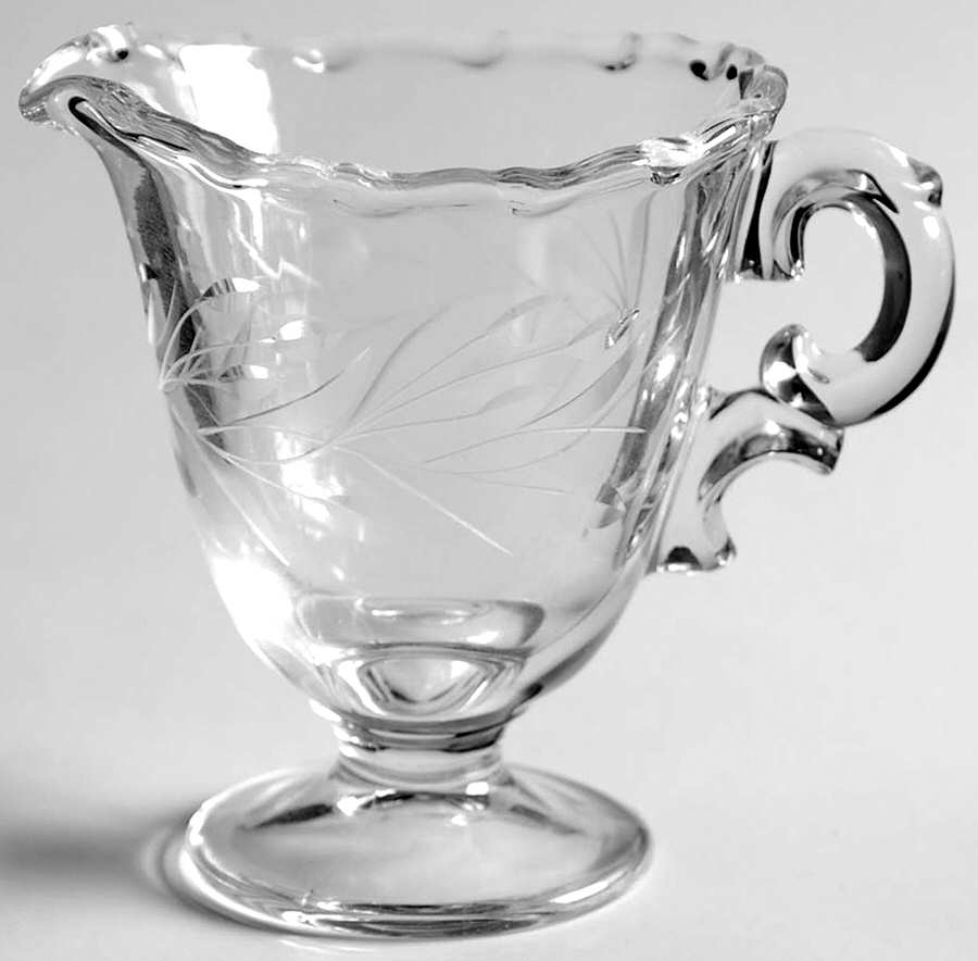 Bridal Wreath (Stem 6049) Mini Creamer by Fostoria-1