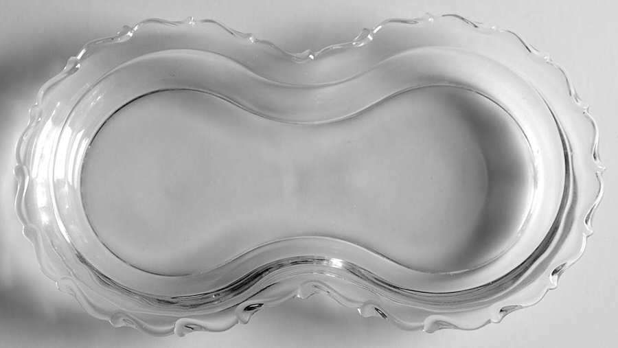 Bridal Wreath (Stem 6049) Mini Creamer/Sugar, Tray Only by Fostoria-1