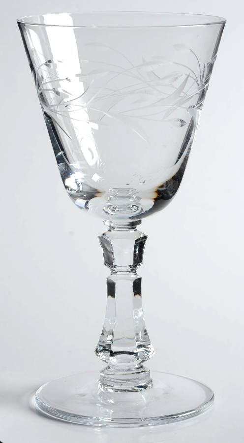 Bridal Wreath (Stem 6049) Claret Wine by Fostoria-1