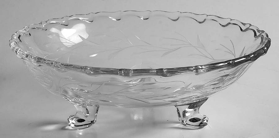 Bridal Wreath (Stem 6049) Footed Bon Bon by Fostoria-1