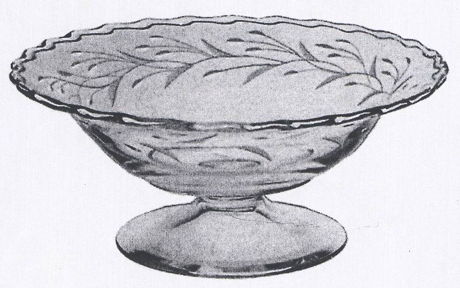 Bridal Wreath (Stem 6049) Rolled Edge Bowl by Fostoria-1
