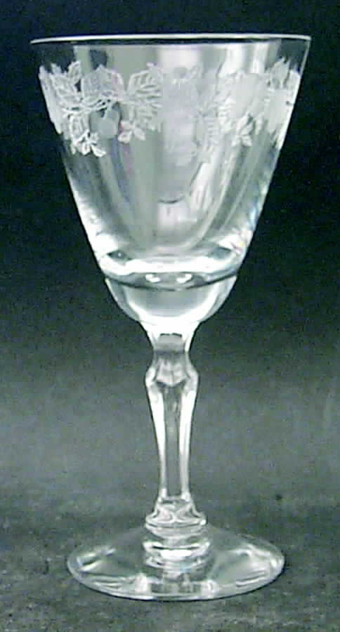 Burgundy (Stem 6092, Cut 878) Wine Glass by Fostoria-1