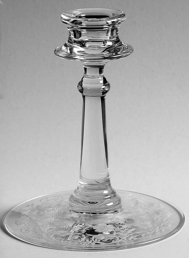 Buttercup Single Light Candlestick by Fostoria-1