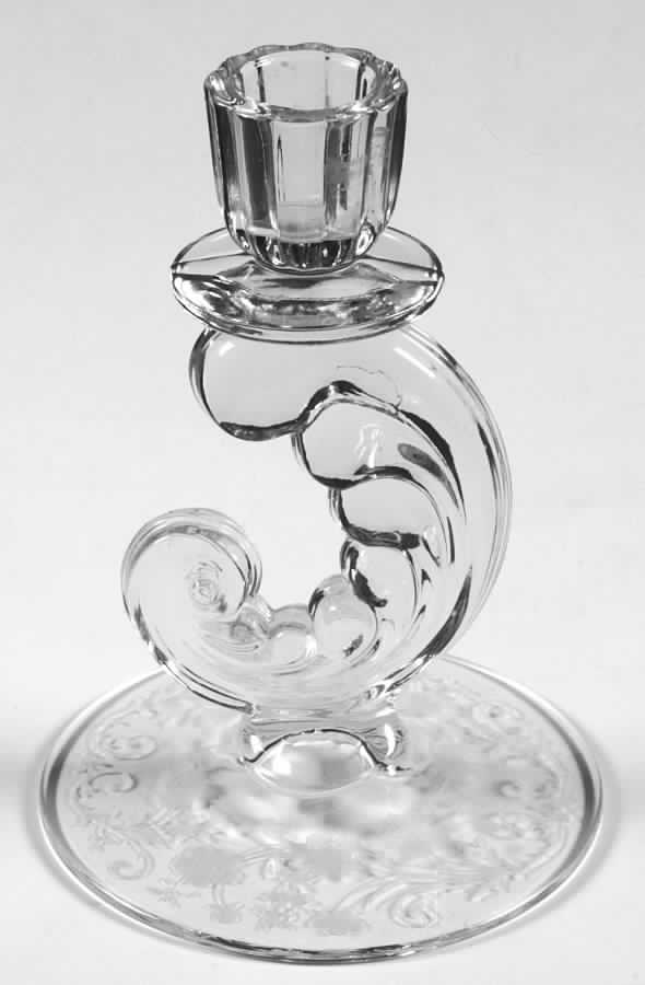 Buttercup 5" Single Light Candlestick by Fostoria-1