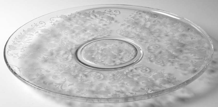 Buttercup 13" Torte Plate by Fostoria-1