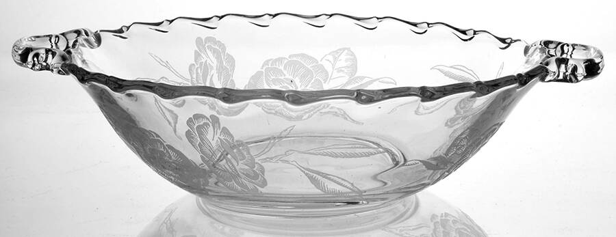Camellia Handled Bowl by Fostoria-1