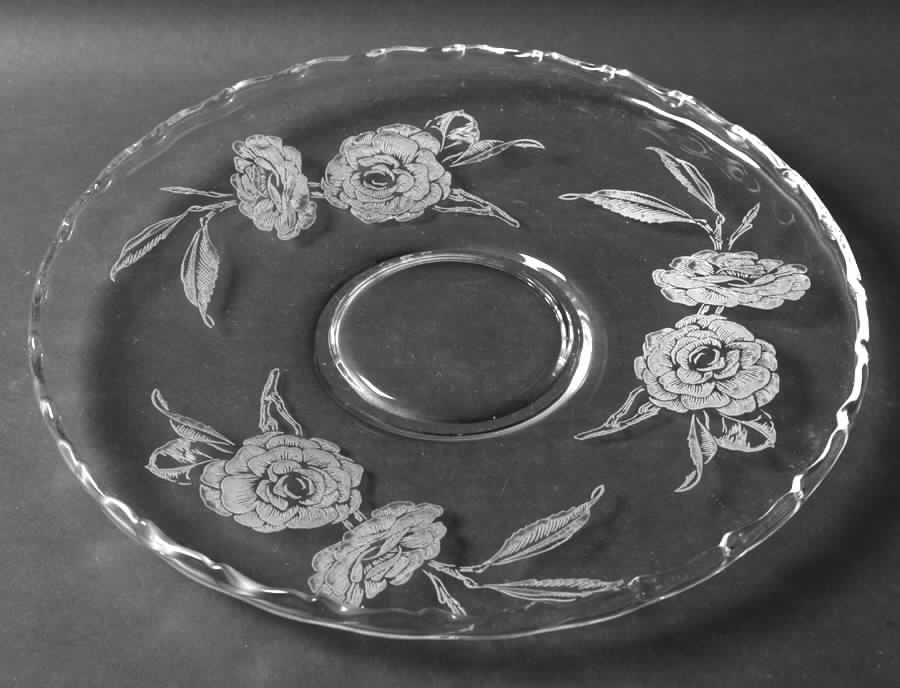 Camellia Small Torte Plate by Fostoria-1