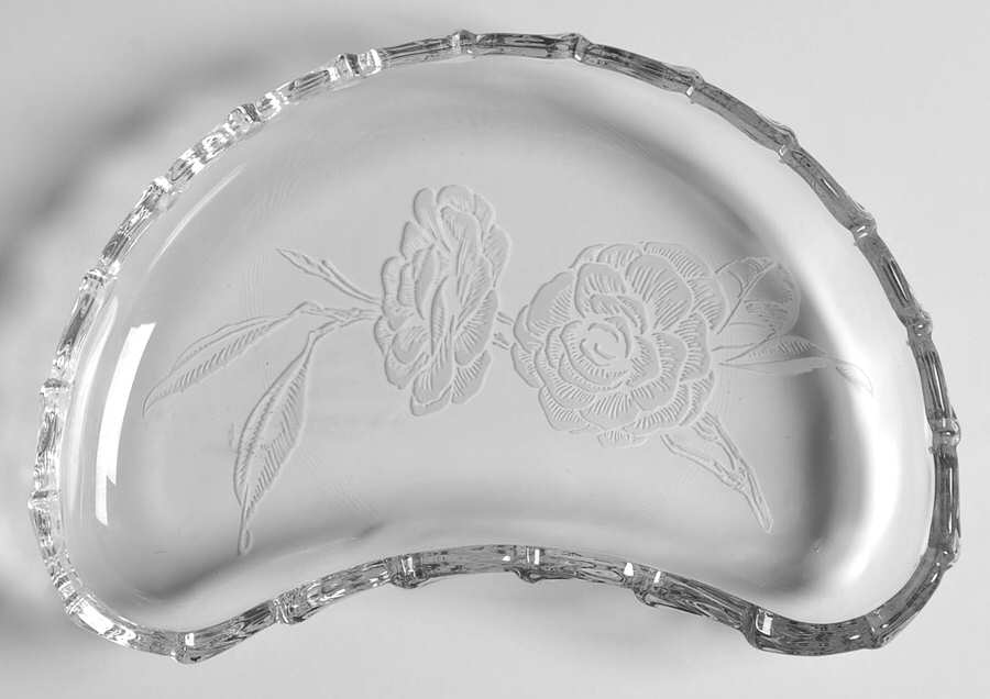 Camellia Crescent Salad Plate by Fostoria-1